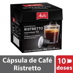 Cápsulas de Café Ristretto Melitta 10x5g