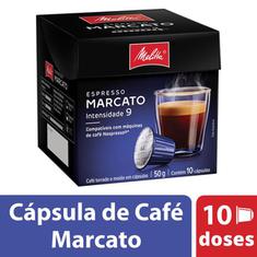 Cápsulas de Café Marcato Melitta 10x5g