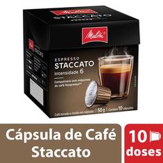 Cápsulas de Café Staccato Melitta 10x5g