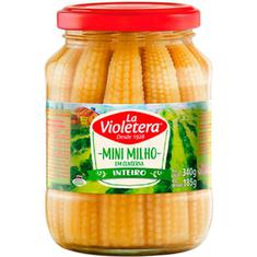 Mini Milho Inteiro La Violetera 185g