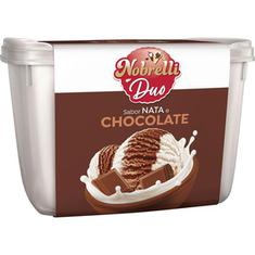 Sorvete Duo Nata e Chocolate Nobrelli 1,8L