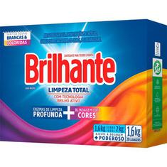 Lava Roupas em Pó Limpeza Total Brilhante 1,6kg