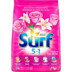 Lava Roupa em Pó Flor de Liz Surf 1,6kg