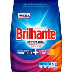 Lava Roupa em Pó Limpeza Total Brilhante 2,4kg
