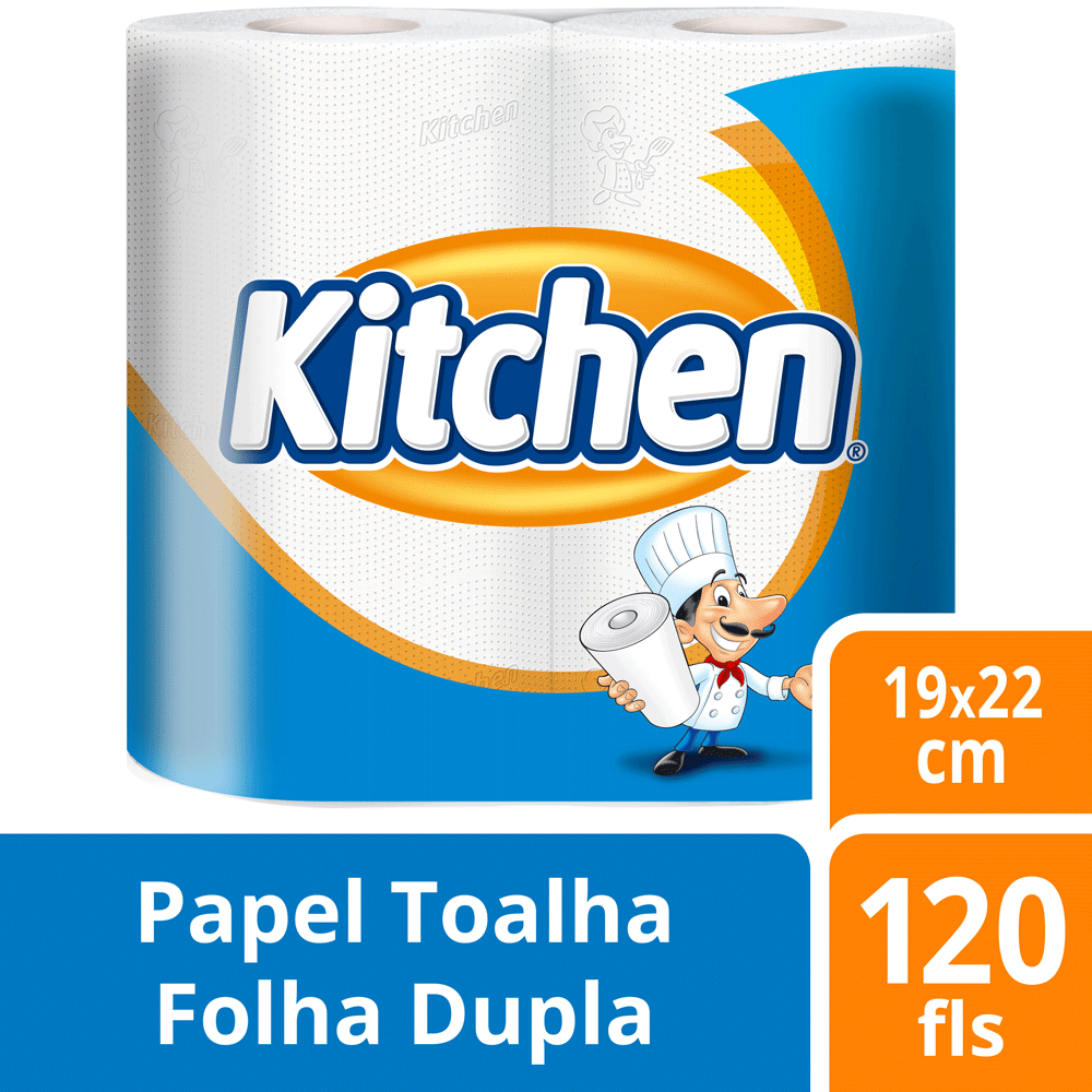 Papel Toalha Kitchen 2 Unidades