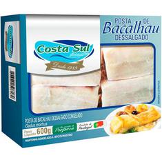 Bacalhau em Postas Congelado Costa Sul 600g