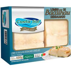 Lombo de Bacalhau Congelado Costa Sul 600g