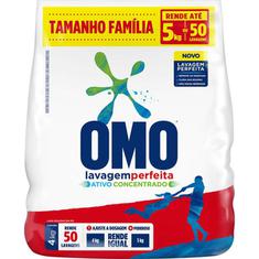 Lava Roupas em Pó Lavagem Perfeita Omo PRO 4kg