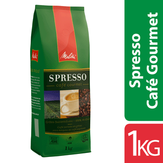 Café Gourmet em Grãos Spresso Melitta 1Kg