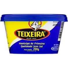 Manteiga Sem Sal Teixeira 200g