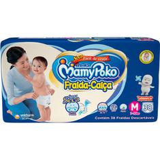 Fralda-Calça Dia&Noite MamyPoko Mega M 38un.
