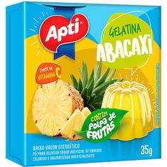 Gelatina em Pó Sabor Abacaxi Apti 35g