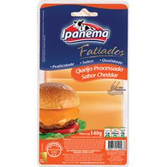 Queijo Cheddar Fatiado Ipanema 140g