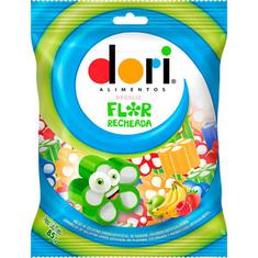 Bala de Gelatina Flor Recheada Dori 85g
