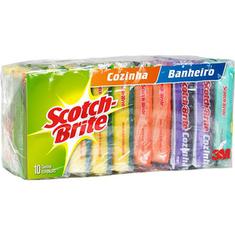 Esponja Mista Scotch Brite 10un.