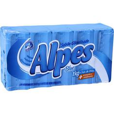 Sabão em Pedra Glicerinado Blue Alpes 5x200g