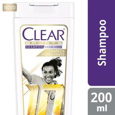 Shampoo Anticaspa Limpeza Hidratante Clear Sports 200ml