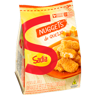 Nuggets Frango Sadia Queijo 300g