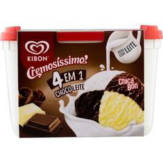 Sorvete Cremosíssimo ChocoLeite Kibon 2L