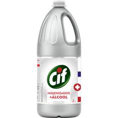 Limpador Higienizador + Álcool Cif PRO 2L