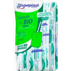 Canudo Biodegradável de Papel Strawplast 5mm 100un.