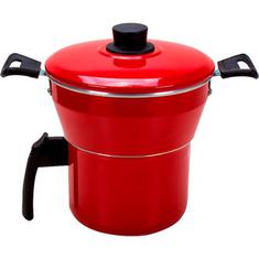 Cuscuzeira de Alumínio Nº18 Mr Cook Vermelho