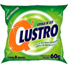 Lã de Aço Q-Lustro 8un