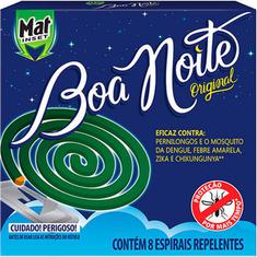 Inseticida Espiral Boa Noite Flora 8un.