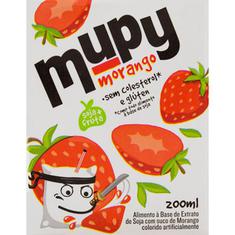 Bebida de Soja Sabor Morango Mupy 200ml