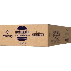 Hambúrguer Carne de Ave e Carne Bovina Montana 36x56g