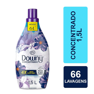 Amaciante Concentrado Lírios do Campo Downy 1,5L