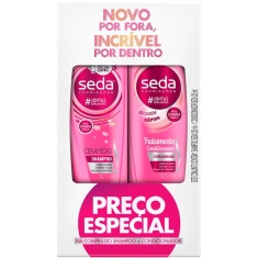 Kit Shampoo e Condicionador Seda SOS Ceramidas 325ml