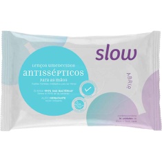 Toalha Umedecida Wipes Antisséptico Slow 16un