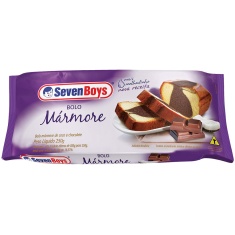 Bolo Mármore Coco e Chocolate Seven Boys 250g