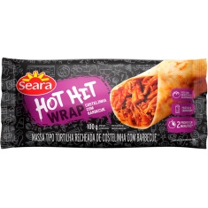 Wrap Costelinha Com Barbecue Hot Hit Seara 100g