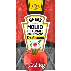 Molho de Tomate Tradicional Heinz Sachê 1,020kg