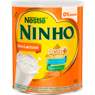 Composto Lácteo Forti+ Zero Lactose Ninho 380g