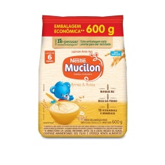 Cereal Infantil de Arroz e Aveia Mucilon 600g