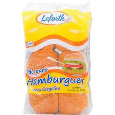 Pão de Hambúrguer com Gergelim Leforth 300g