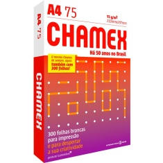Papel A4 Chamex Laser 300 Folhas 75g