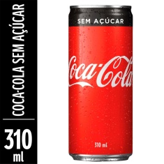 Refrigerante Coca-Cola Zero Sleek 310ml