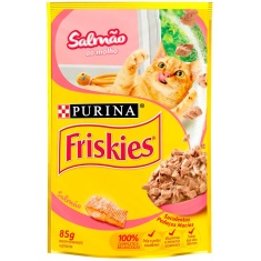Alimento para Gatos Salmão Ao Molho Friskies 85g