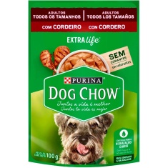 Alimento Para Cães Cordeiro Ao Molho Dog Chow 100g