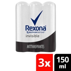 Desodorante Rexona Aerosol Invisible Women 3X90g