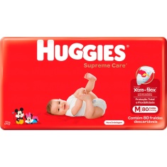 Fralda Supreme Care Hiper M 80un Huggies