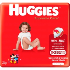 Fralda Supreme Care Hiper XG 52un Huggies
