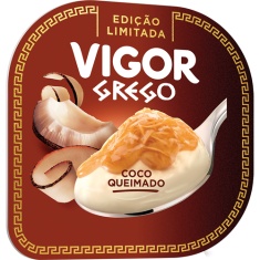 Iogurte Vigor Grego Coco Queimado 100g