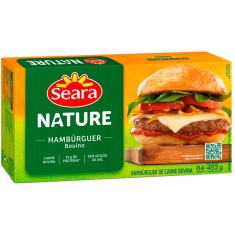 Hambúrguer Bovino Nature Seara 452g