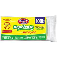Saco para Lixo Repelente Embalixo 100L 15un.