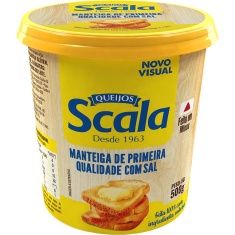 Manteiga com Sal Scala 500g